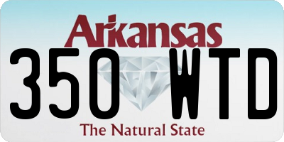AR license plate 350WTD