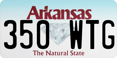 AR license plate 350WTG