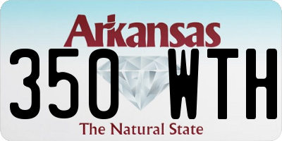 AR license plate 350WTH