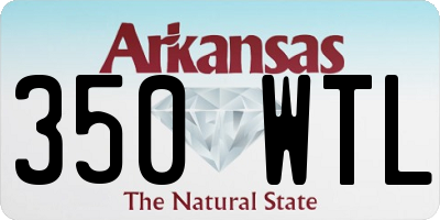AR license plate 350WTL