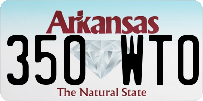AR license plate 350WTO