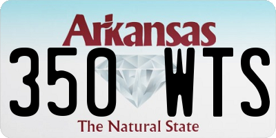 AR license plate 350WTS