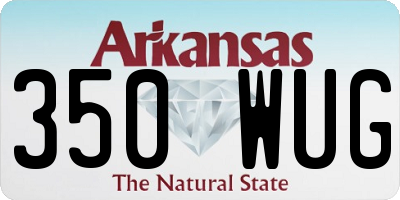 AR license plate 350WUG