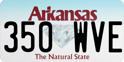 AR license plate 350WVE