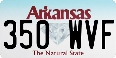 AR license plate 350WVF