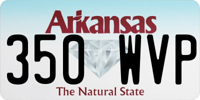 AR license plate 350WVP