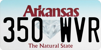 AR license plate 350WVR