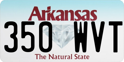 AR license plate 350WVT