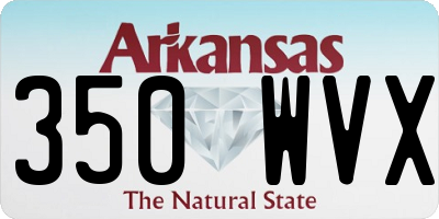 AR license plate 350WVX