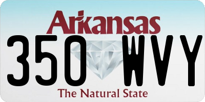 AR license plate 350WVY