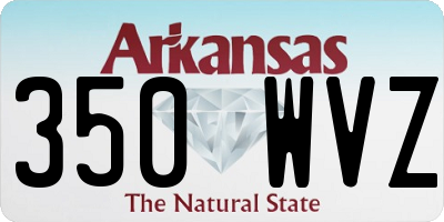 AR license plate 350WVZ