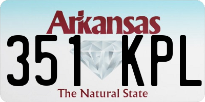 AR license plate 351KPL