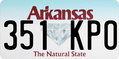 AR license plate 351KPO