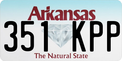 AR license plate 351KPP