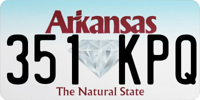 AR license plate 351KPQ