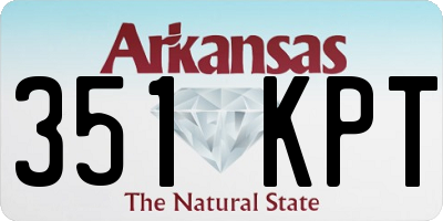 AR license plate 351KPT