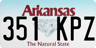 AR license plate 351KPZ