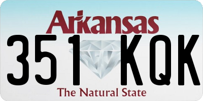 AR license plate 351KQK