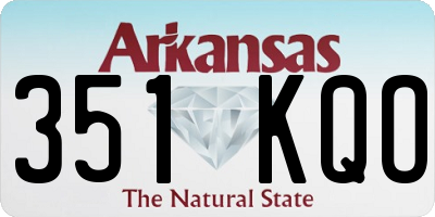 AR license plate 351KQO