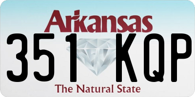 AR license plate 351KQP