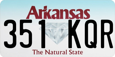 AR license plate 351KQR