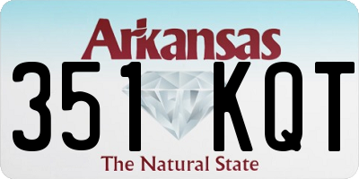 AR license plate 351KQT