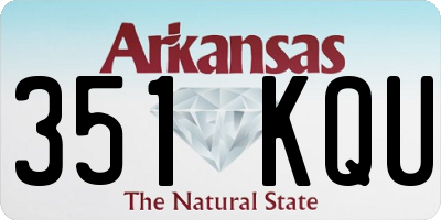 AR license plate 351KQU