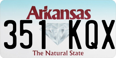 AR license plate 351KQX