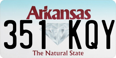 AR license plate 351KQY