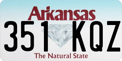 AR license plate 351KQZ