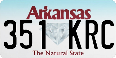 AR license plate 351KRC