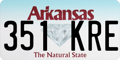 AR license plate 351KRE