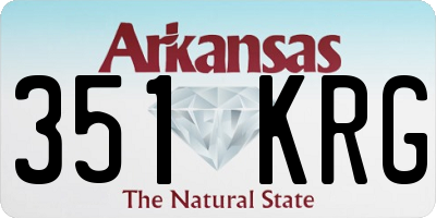 AR license plate 351KRG