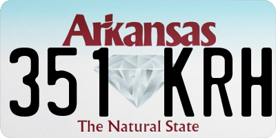 AR license plate 351KRH