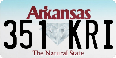 AR license plate 351KRI