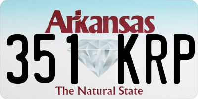 AR license plate 351KRP