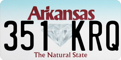 AR license plate 351KRQ