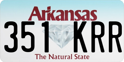 AR license plate 351KRR
