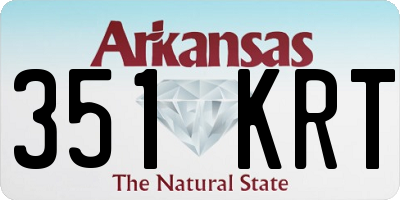 AR license plate 351KRT