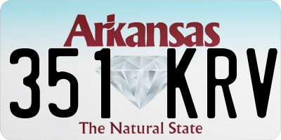 AR license plate 351KRV