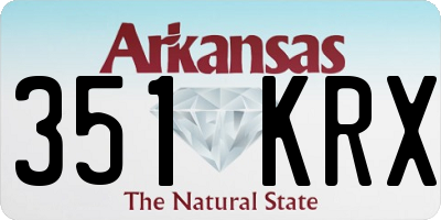AR license plate 351KRX