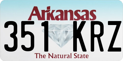 AR license plate 351KRZ
