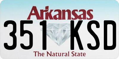 AR license plate 351KSD