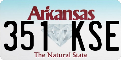 AR license plate 351KSE
