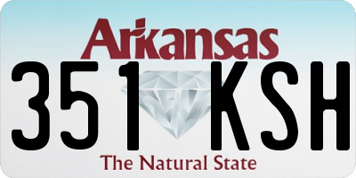 AR license plate 351KSH