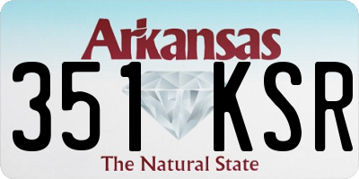 AR license plate 351KSR