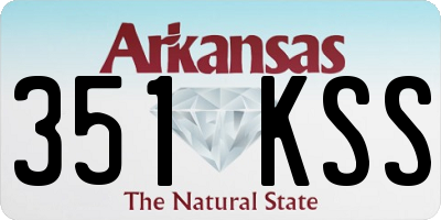 AR license plate 351KSS