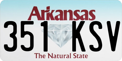AR license plate 351KSV
