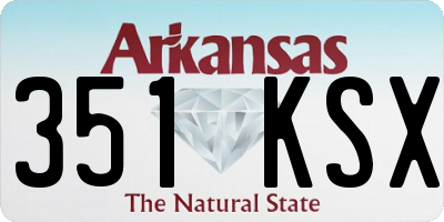 AR license plate 351KSX