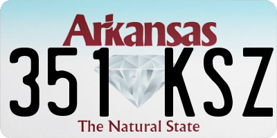 AR license plate 351KSZ